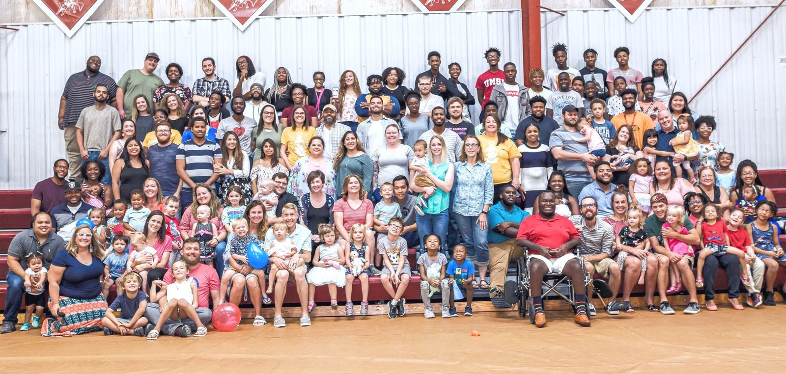 The Crossings Church STL congregation gathered together